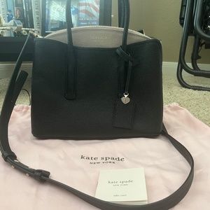 Kate Spade Black and Tan Handbag